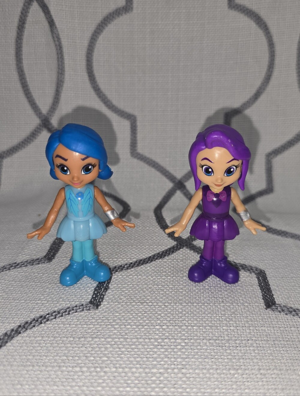 Fisher-Price Rainbow Rangers Team Rainbow Rangers Set Of 7 Mini Dolls Rare - Picture 2 of 9